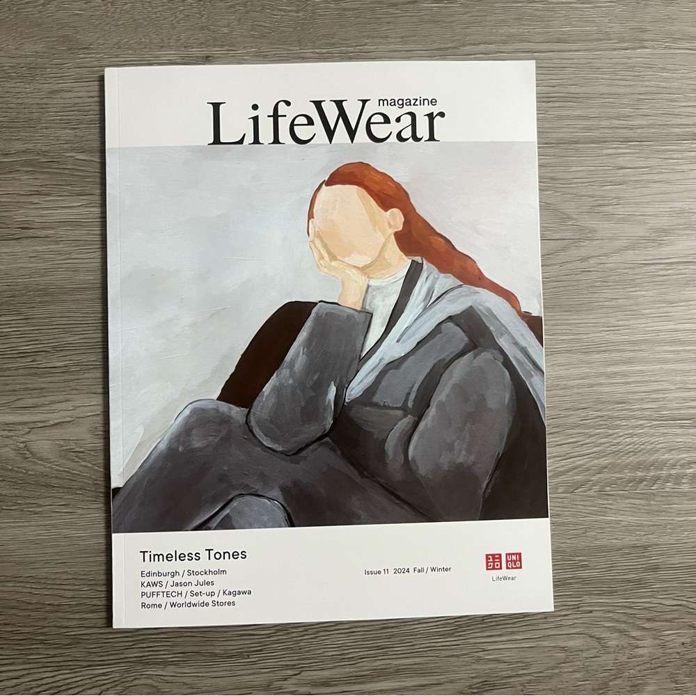 UNIQLO LifeWear Magazine Issue 11 2024 Fall / Winter KAWS + WARHOL COLLAB